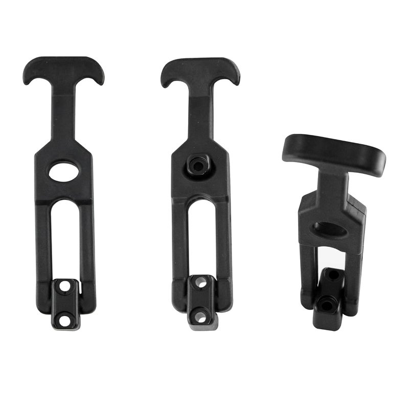 PDETVEO 4.4'' Rubber Flexible T-Handle Draw Latches, Black Rubber Hood Machine Draw Latches for Tool Box, Boat, Cooler, Golf Cart, Machine Equipment, 2pcs - Image 3